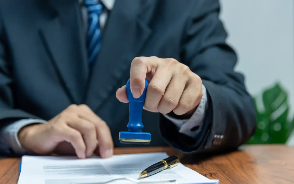 A sample of the Serbian Beli Karton, the white card for address registration.